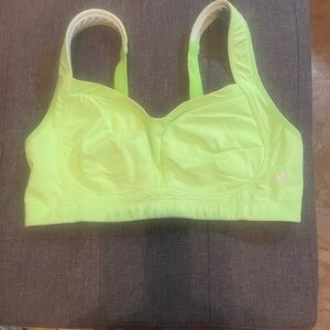 Lululemon Athletica Neon Green Sports Bra